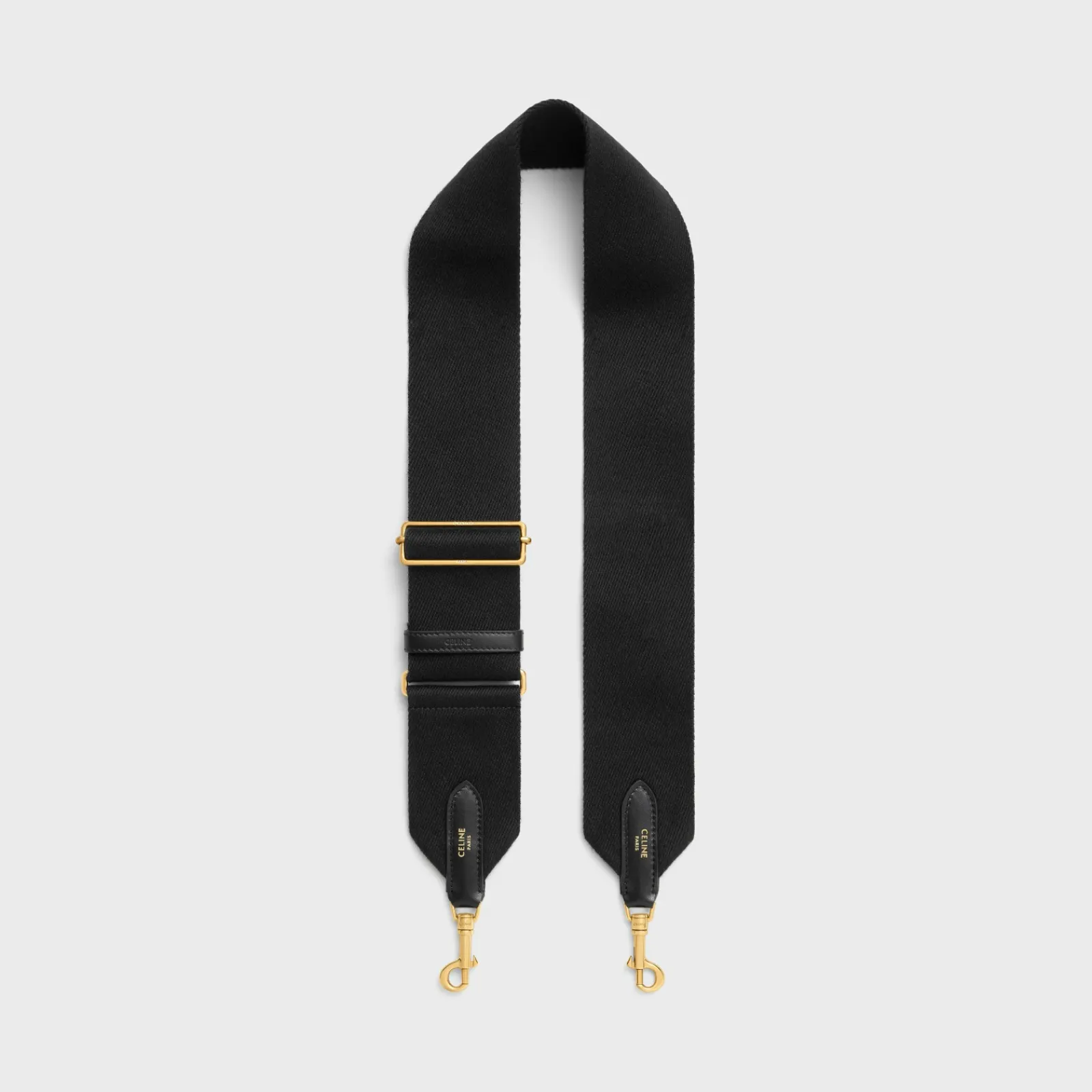 Clearance adjustable strap in wool with GOLD FINISHING Women Categories·Straps And Accessories