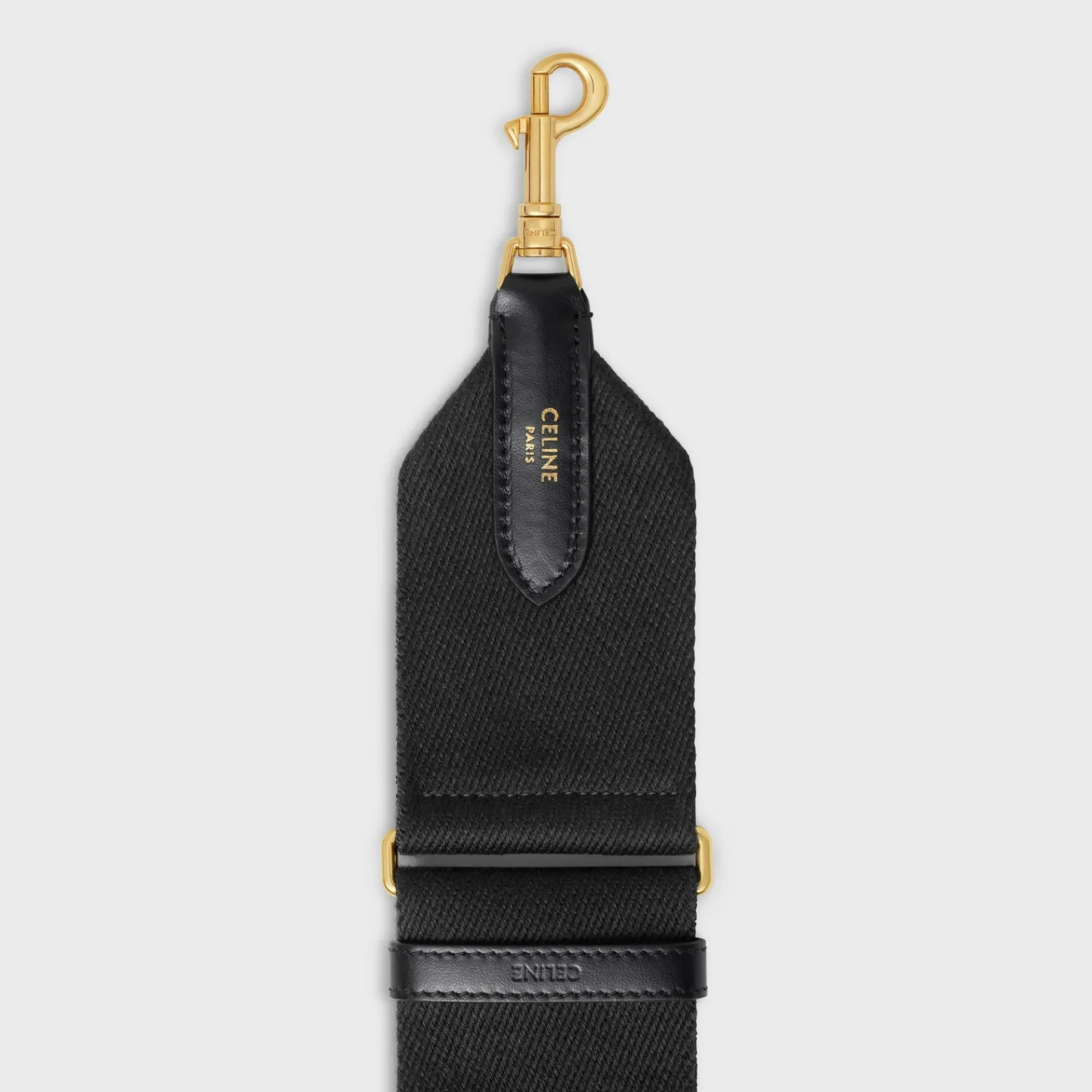 Clearance adjustable strap in wool with GOLD FINISHING Women Categories·Straps And Accessories