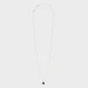 Discount Aiguise Necklace in Sterling Silver with Rhodium finish and Onyx Necklaces