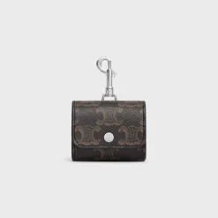 Outlet Airpods case in Triomphe canvas and Calfskin Triomphe Canvas | Categories·Ech Accessories