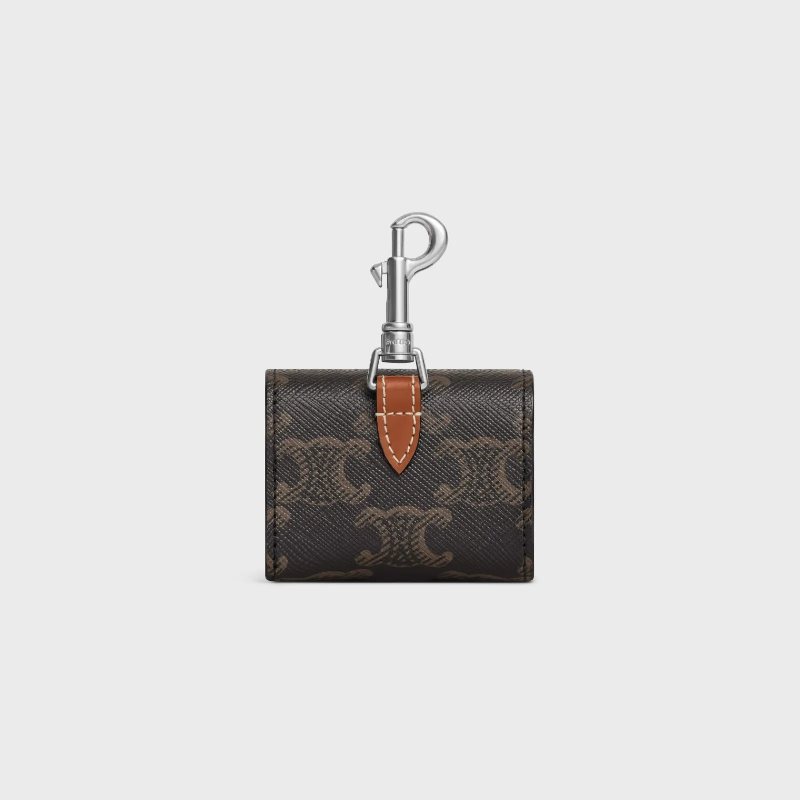 Outlet Airpods case in Triomphe canvas and Calfskin Triomphe Canvas | Categories·Ech Accessories