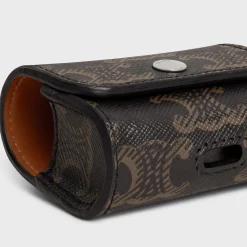 Outlet Airpods case in Triomphe canvas and Calfskin Triomphe Canvas | Categories·Ech Accessories