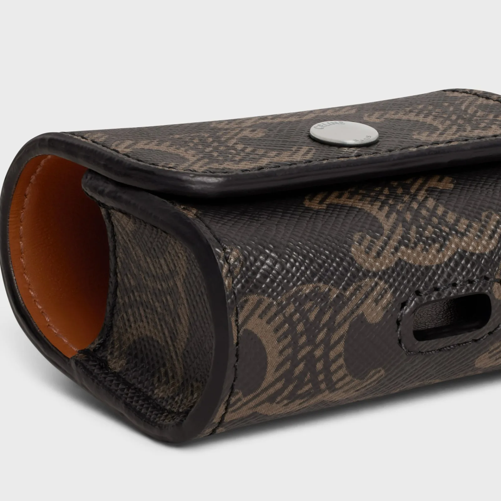 Outlet Airpods case in Triomphe canvas and Calfskin Triomphe Canvas | Categories·Ech Accessories