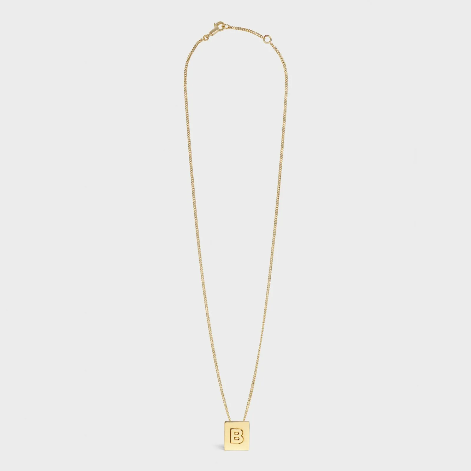 Fashion Alphabet B Necklace in Brass with finish Women Alphabet | Categories·Necklaces