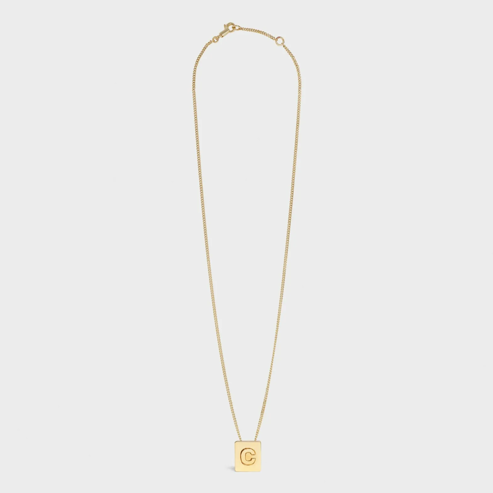 Sale Alphabet C Necklace in Brass with finish Women Alphabet | Categories·Necklaces