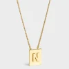 Outlet Alphabet N Necklace in Brass with finish Women Alphabet | Categories·Necklaces