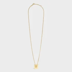 Discount Alphabet V Necklace in Brass with finish Women Alphabet | Categories·Necklaces