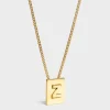 Hot Alphabet Z Necklace in Brass with finish Women Alphabet | Categories·Necklaces
