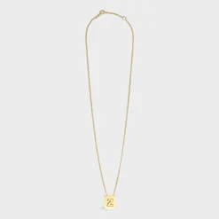 Hot Alphabet Z Necklace in Brass with finish Women Alphabet | Categories·Necklaces