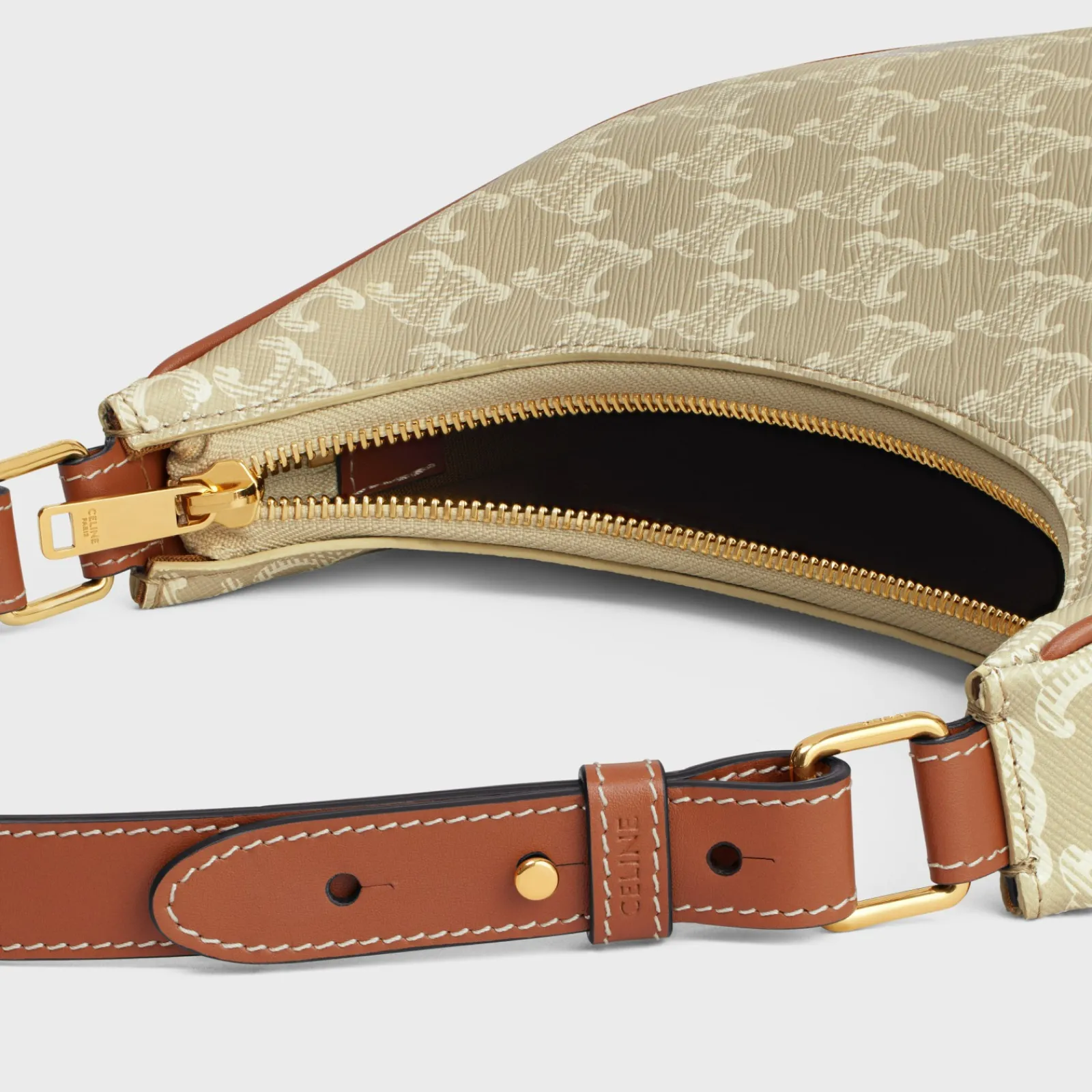 Outlet Ava Bag in Triomphe Canvas and calfskin Women Triomphe Canvas | More Lines·Ava