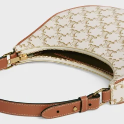 Fashion Ava Bag in Triomphe Canvas and calfskin Women Triomphe Canvas | More Lines·Ava
