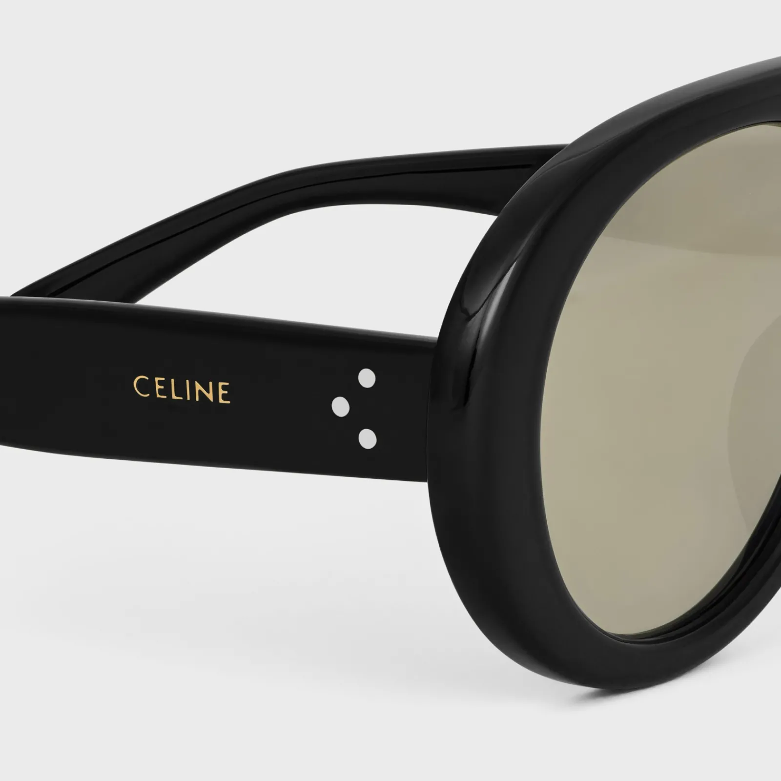 Outlet Aviator S300 Sunglasses in Acetate with Mirror Lenses Women Celine 3 Dots | Categories·Round
