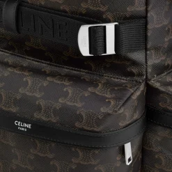 Discount Backpack in Triomphe canvas and calfskin Triomphe Canvas | Categories·Backpacks