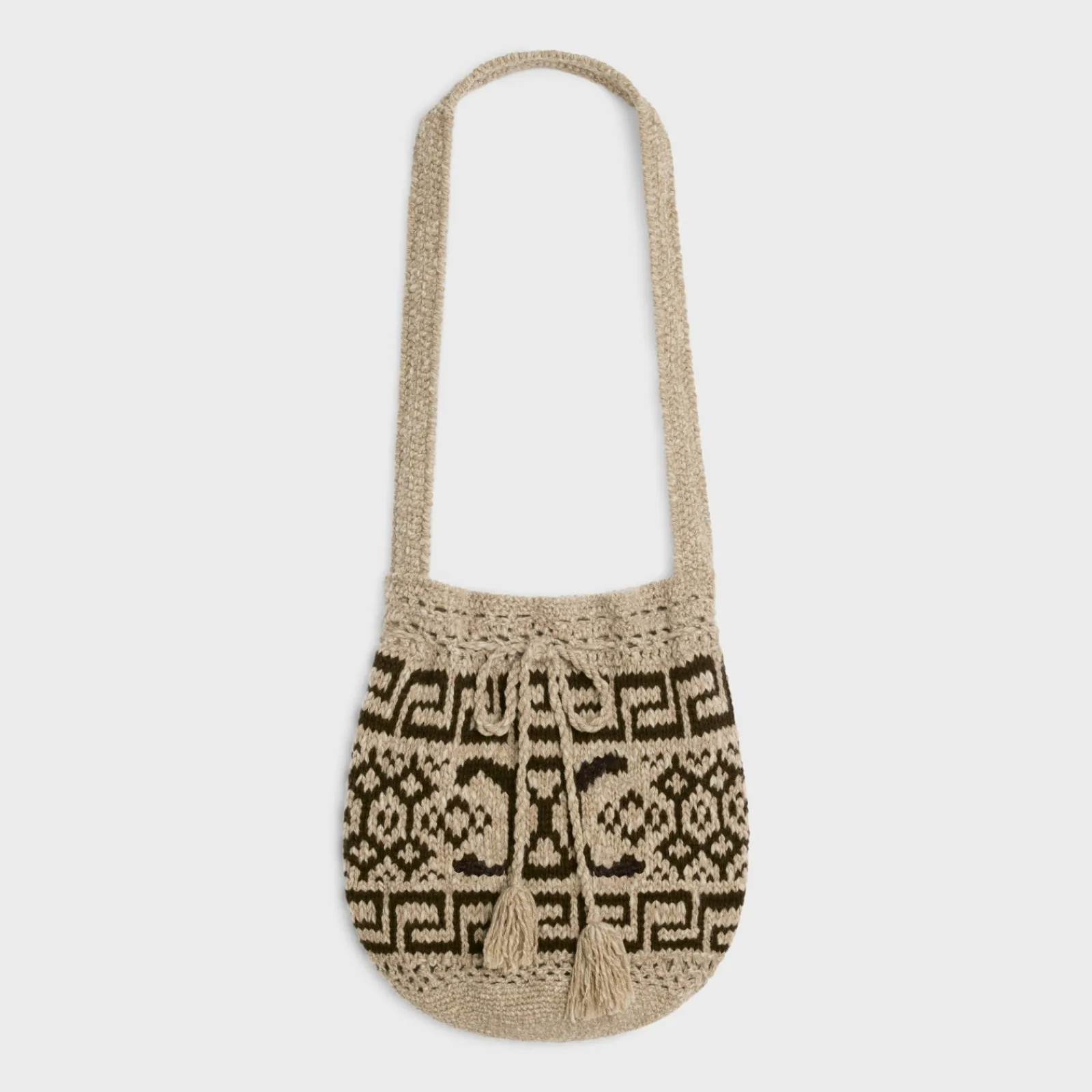Online Bag in triomphe fair isle wool Women Beanies And Scarves | Other Accessories