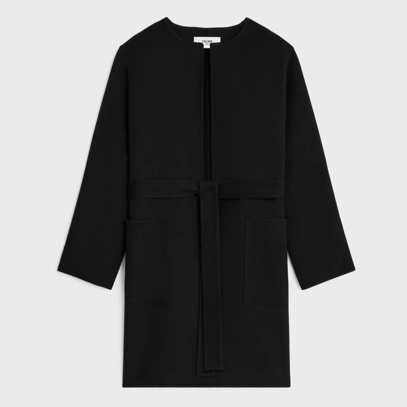 Hot bathrobe coat in double face cashmere Women Coats