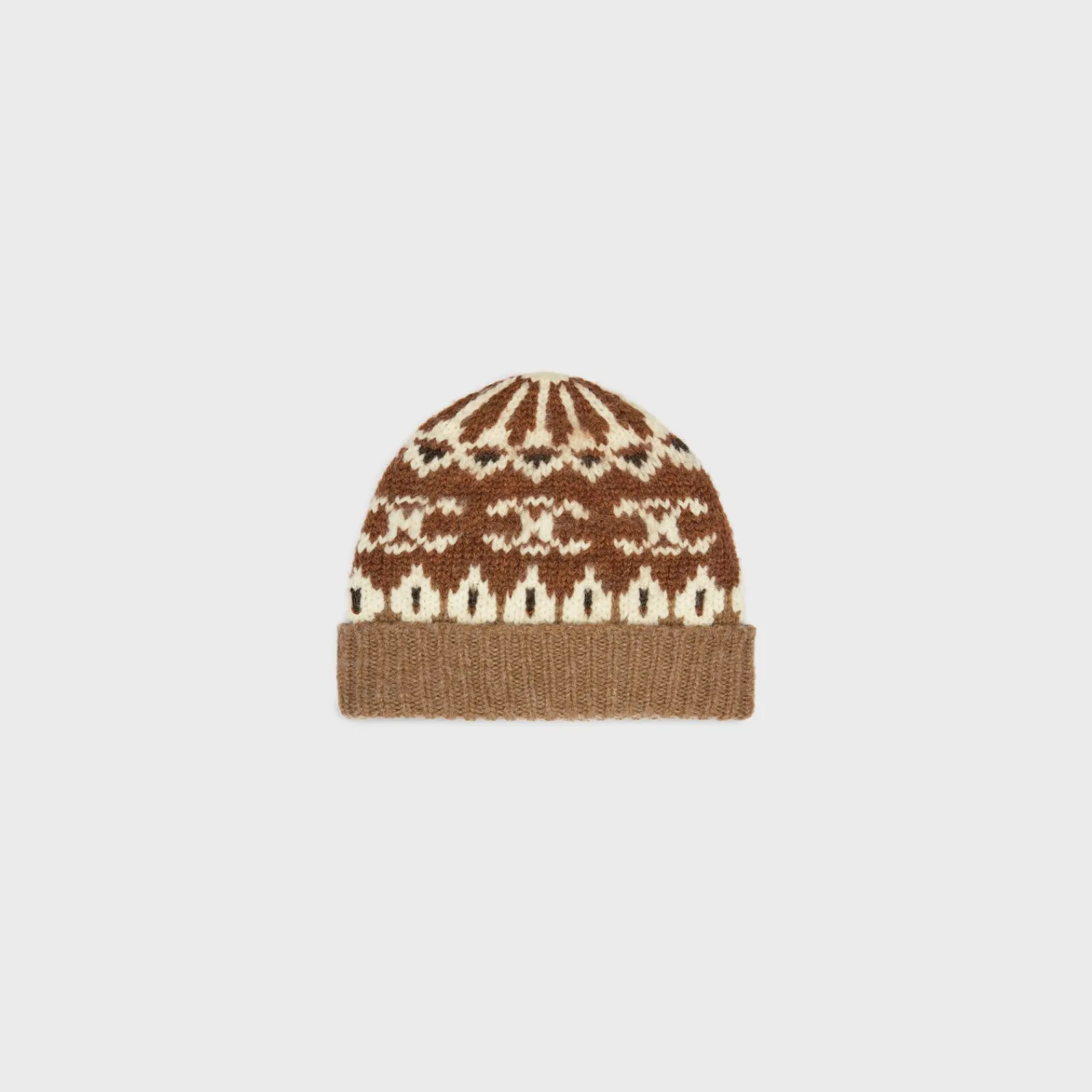 Discount beanie in triomphe fair isle wool Women Beanies And Scarves