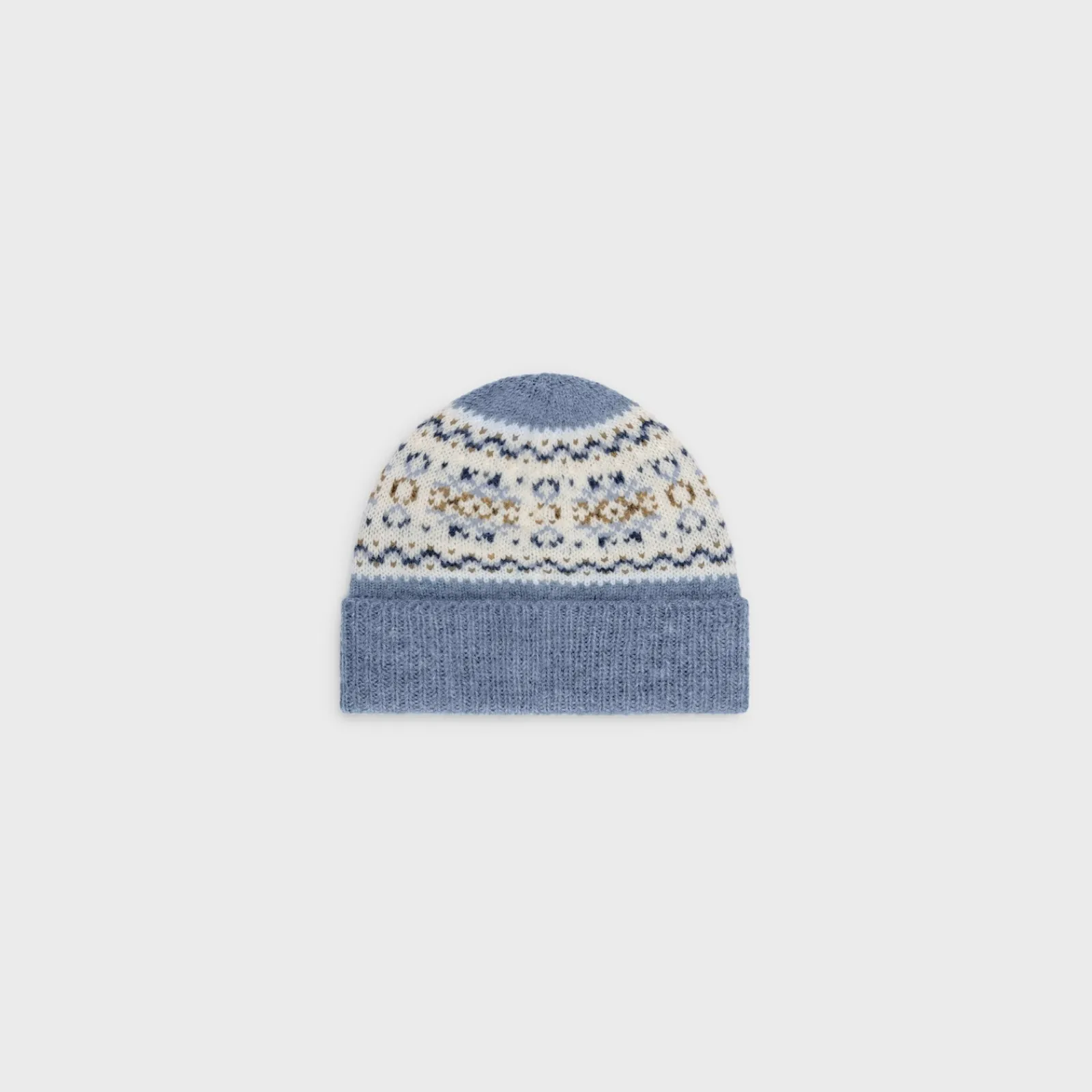 Sale beanie in triomphe fair isle wool Women Beanies And Scarves