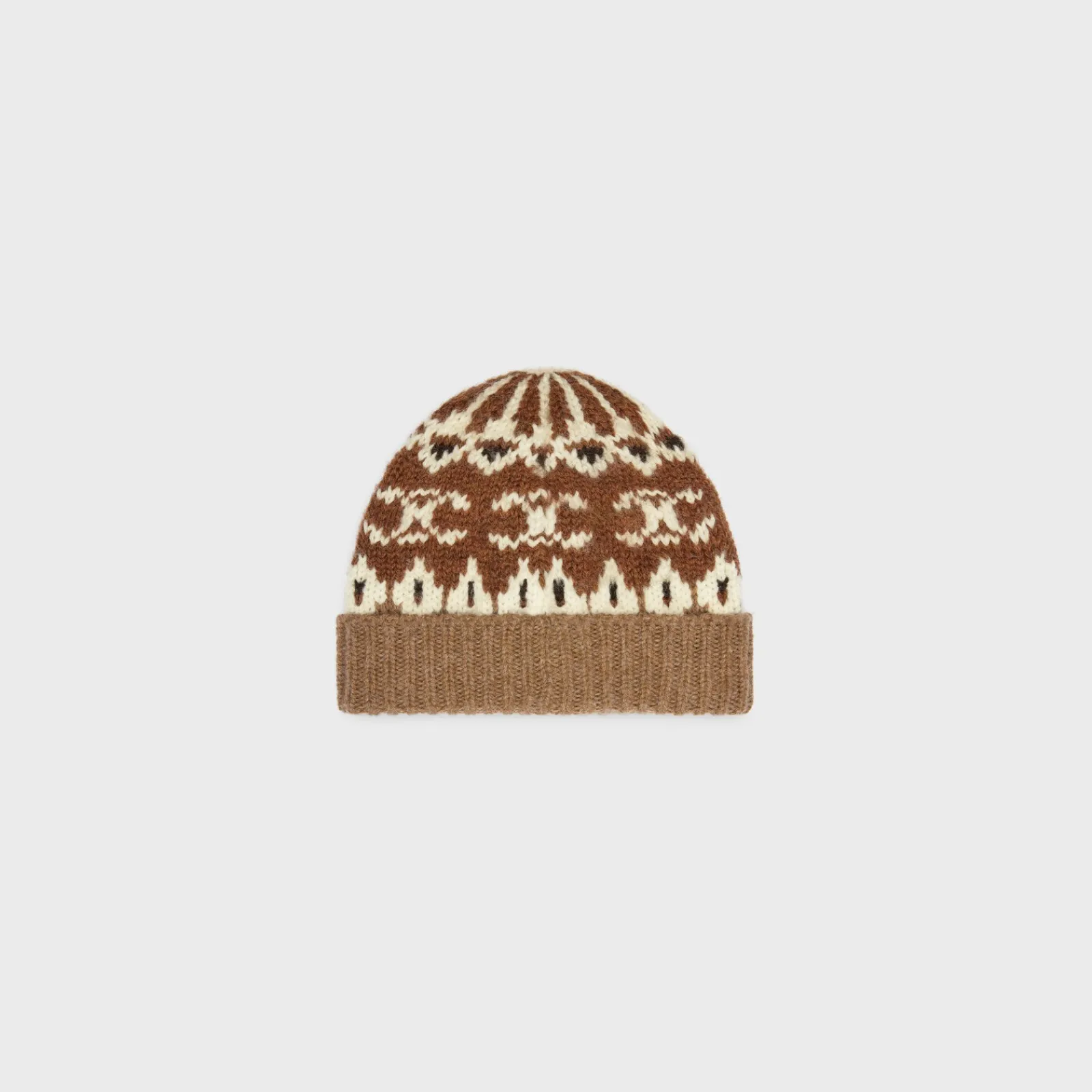 Discount beanie in triomphe fair isle wool Women Beanies And Scarves