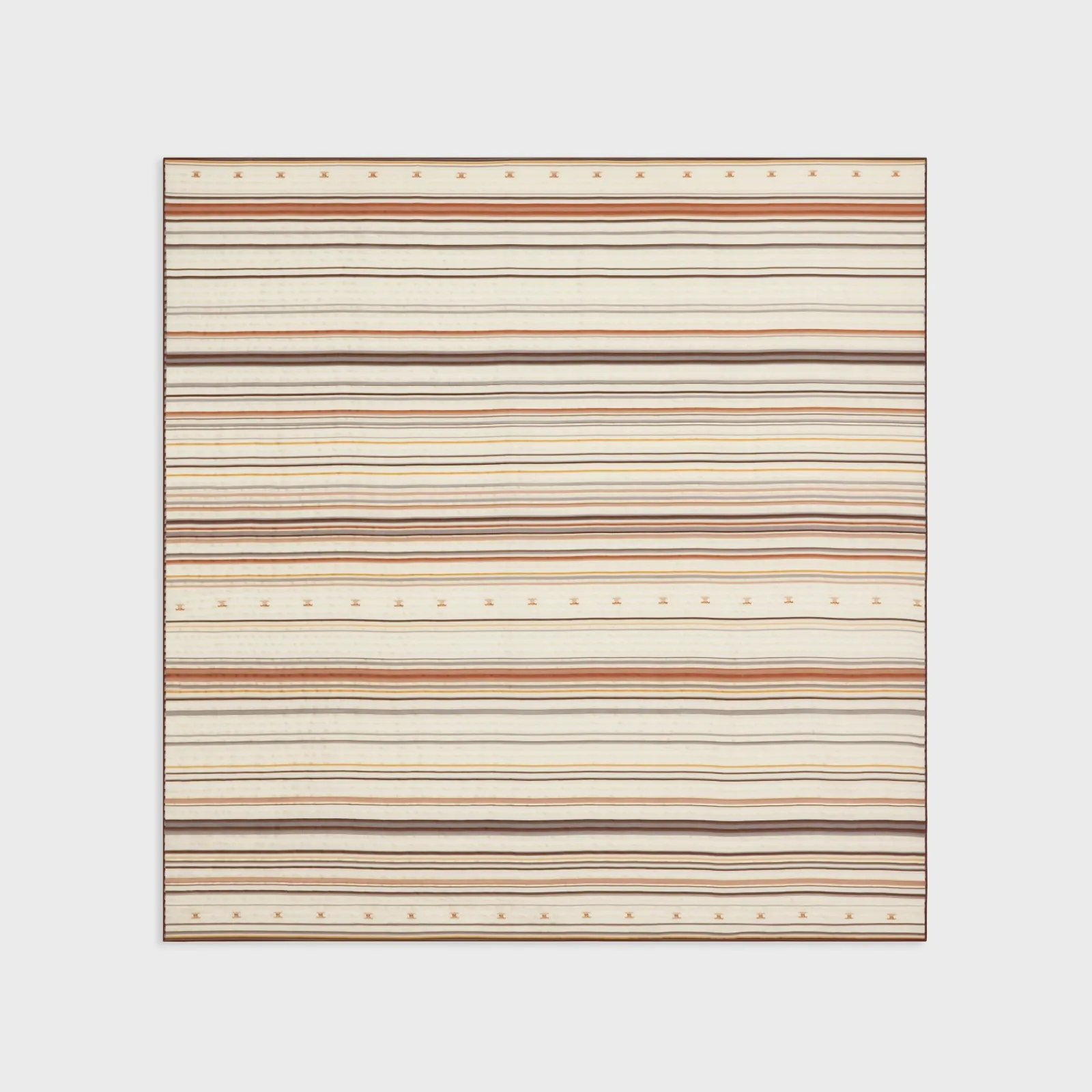 Fashion Beijing square in striped silk Women Silk Scarves