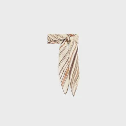 Fashion Beijing square in striped silk Women Silk Scarves
