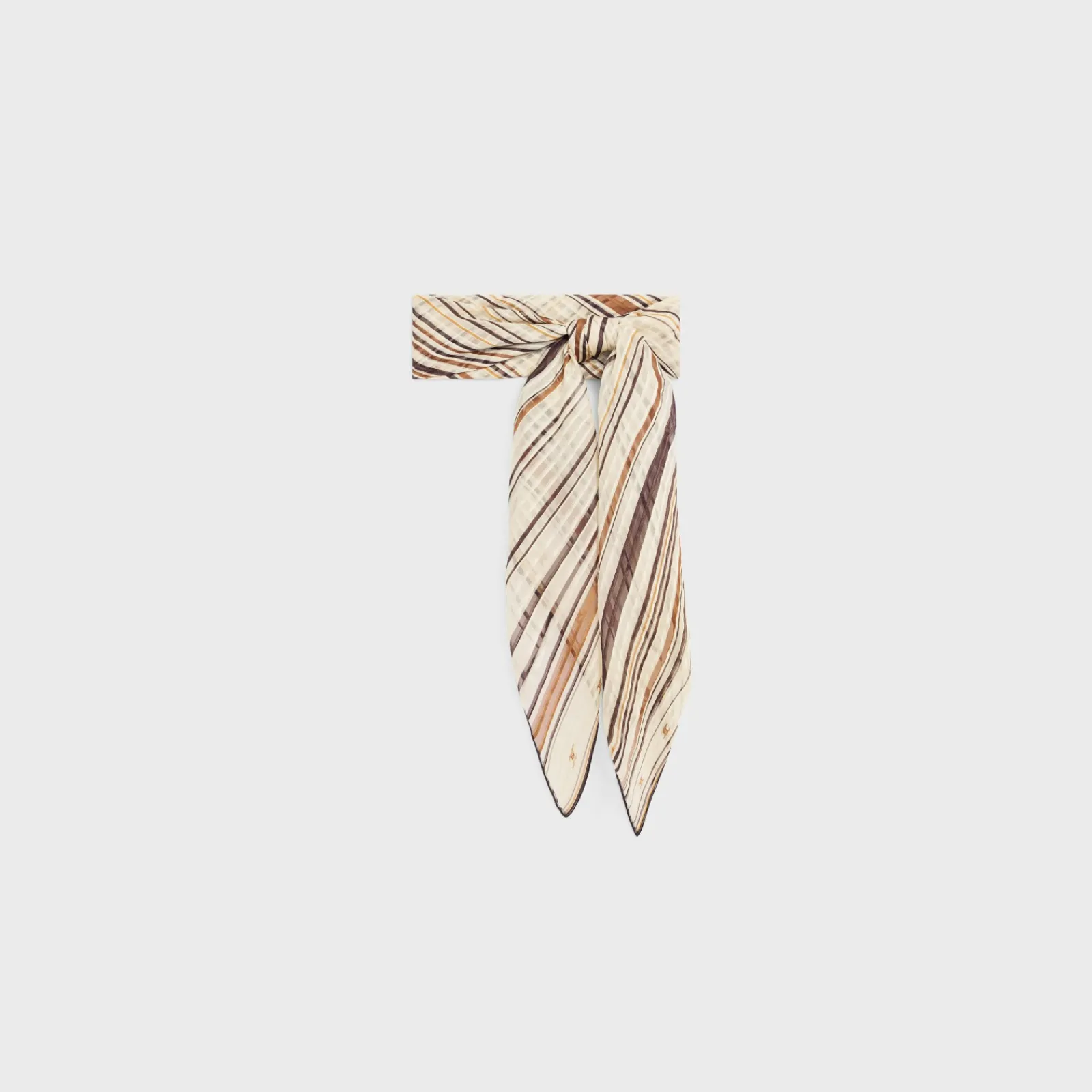 Fashion Beijing square in striped silk Women Silk Scarves