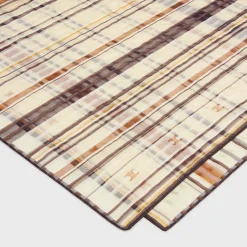 Fashion Beijing square in striped silk Women Silk Scarves