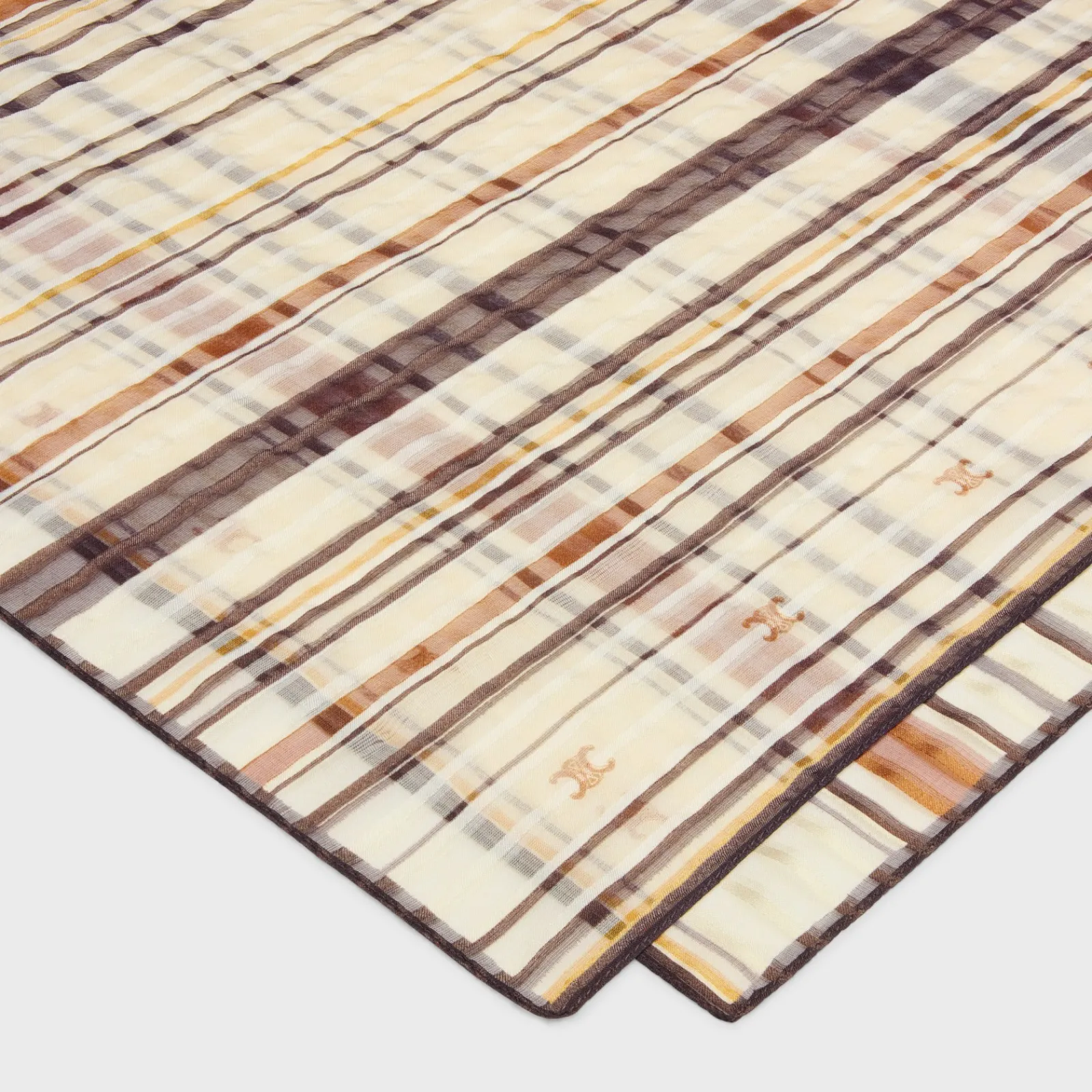 Fashion Beijing square in striped silk Women Silk Scarves