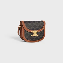 Hot BESACE CLEA in Triomphe Canvas and Calfskin Women Triomphe Canvas | More Lines·Other Lines
