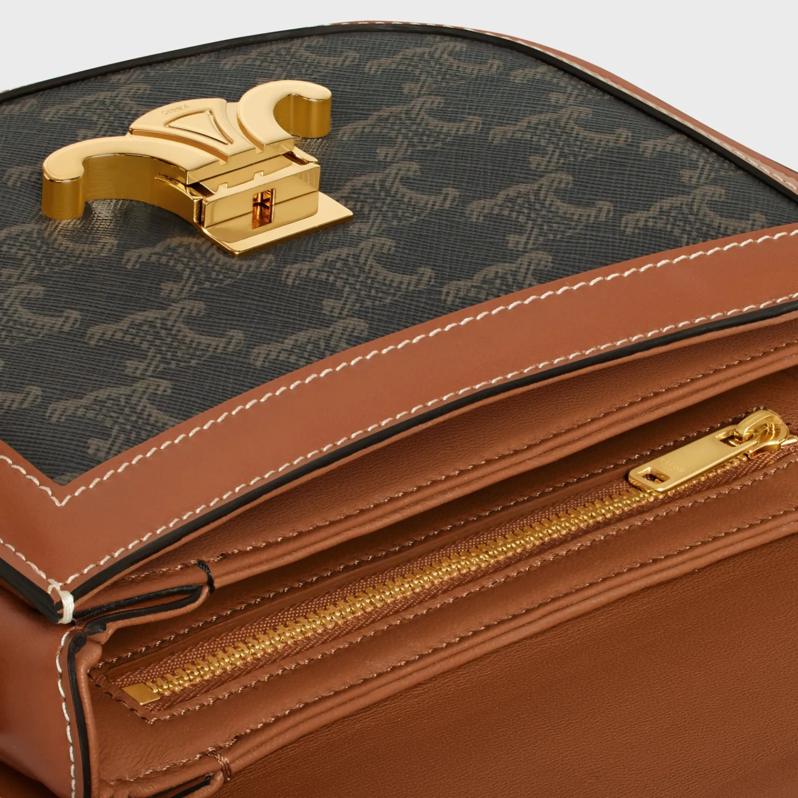 Hot BESACE CLEA in Triomphe Canvas and Calfskin Women Triomphe Canvas | More Lines·Other Lines