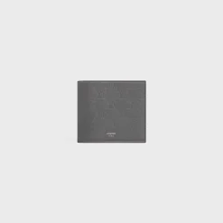 Fashion Bi-fold Wallet with Coin Compartment in Calfskin with triomphe embossed Categories·Allets