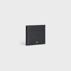 Best Bi-fold Wallet with Coin Compartment in grained calfskin Essentials | Categories·Allets