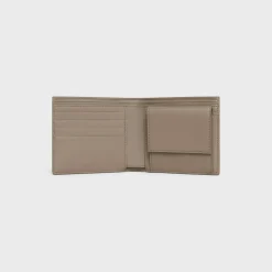 Online Bi-fold Wallet with Coin Compartment in SHINY CALFSKIN Essentials | Categories·Allets