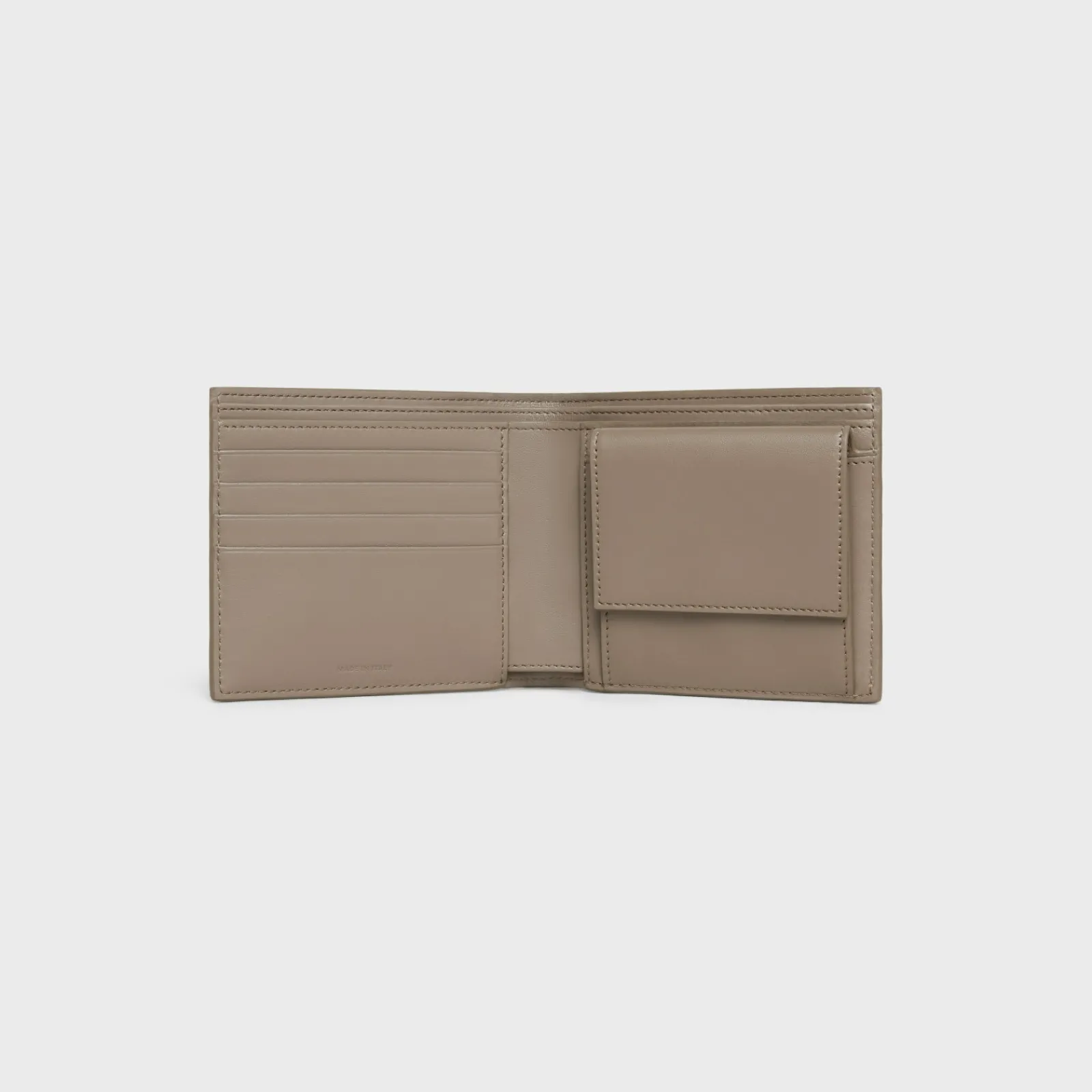 Online Bi-fold Wallet with Coin Compartment in SHINY CALFSKIN Essentials | Categories·Allets