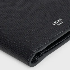 Best Bi-fold Wallet with Coin Compartment in grained calfskin Essentials | Categories·Allets