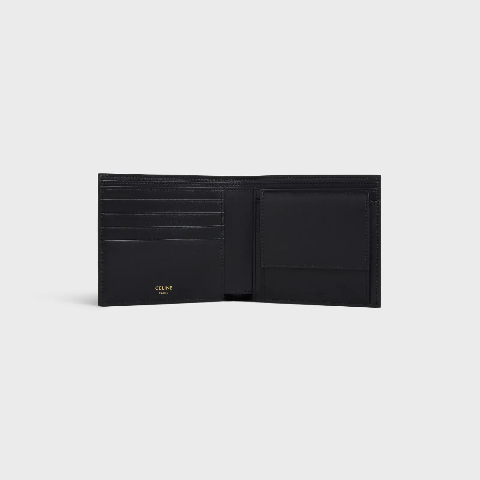 New Bi-fold Wallet with Coin Compartment in Triomphe Canvas Triomphe Canvas | Essentials