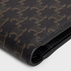 New Bi-fold Wallet with Coin Compartment in Triomphe Canvas Triomphe Canvas | Essentials