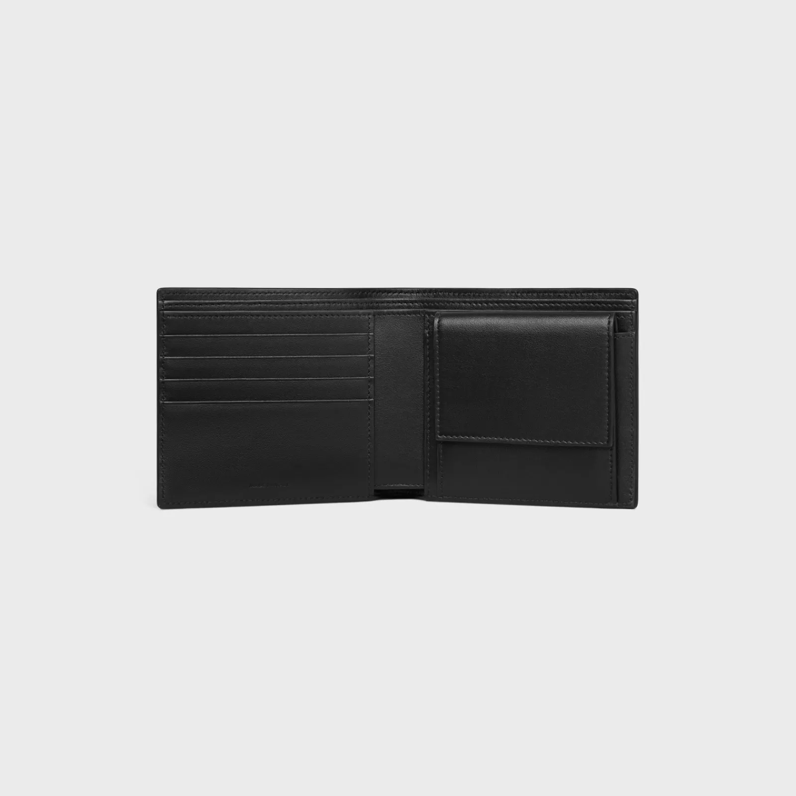 Fashion Bi-fold Wallet with Coin Stamped Croco Embossed Calf Essentials | Categories·Allets