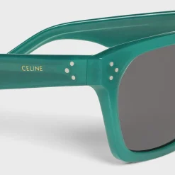 Online Black Frame 45 Sunglasses in Acetate Sunglasses