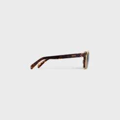 Sale Black Frame 51 Sunglasses in Acetate with Metal Sunglasses