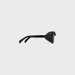 Online Frame 57 Sunglasses in Acetate with Leather Sunglasses