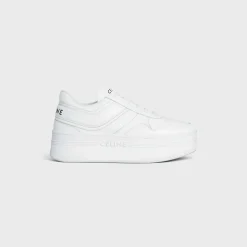Online BLOCK SNEAKERS WITH WEDGE OUTSOLE in CALFSKIN Women Sneakers