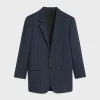 Outlet BNF BLAZER IN STRIPED WOOL Women Jackets