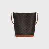 Sale Bucket in Triomphe canvas and calfskin Triomphe Canvas | Categories·Cross-Body Bags