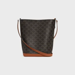 Sale Bucket in Triomphe canvas and calfskin Triomphe Canvas | Categories·Cross-Body Bags