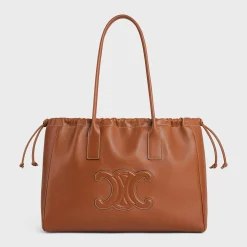 Online cabas drawstring cuir triomphe in Smooth Calfskin Women More Lines·Cuir Triomphe | Categories·Hobo And Tote Bags