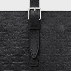 Hot CABAS WITH BUCKLE in Calfskin with triomphe embossed Categories·Tote Bags | Categories·Business And Travel Bags