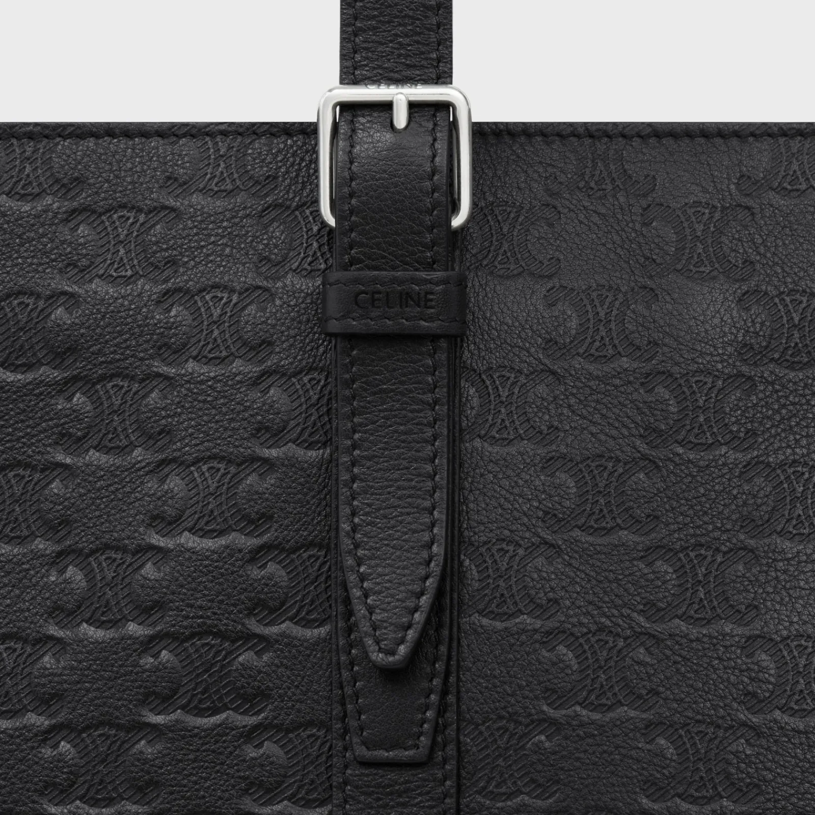 Hot CABAS WITH BUCKLE in Calfskin with triomphe embossed Categories·Tote Bags | Categories·Business And Travel Bags