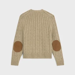 Sale cable-knit triomphe cardigan in cashmere Knitwear