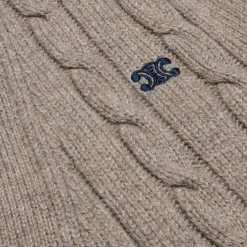Discount cable-knit triomphe cardigan in cashmere Women Knitwear