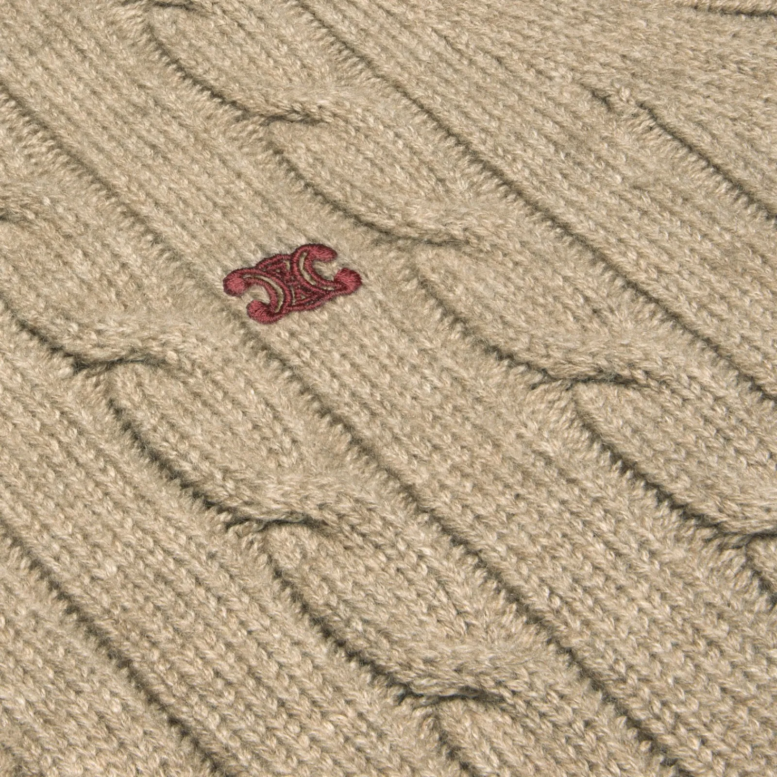 Sale cable-knit triomphe cardigan in cashmere Knitwear